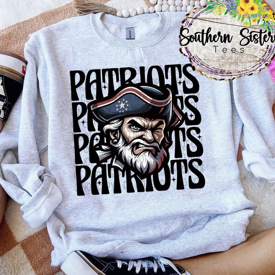 Winking Mascot Patriots